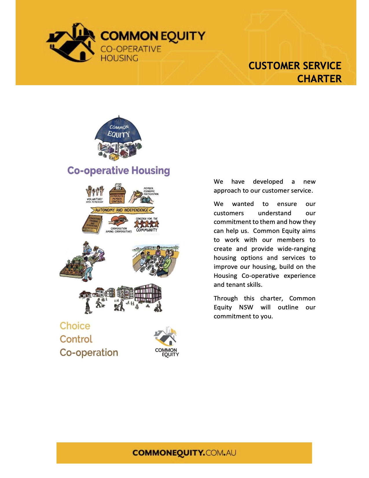 Customer Service Charter March 2020